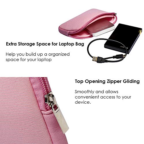 Festnight B2017 Laptop Sleeve Notebook Bag Saco De Energia para Banco de Potência Adaptador HDD Disc