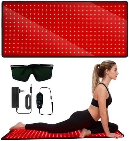 Amazon.com: Red Light Therapy Mat for Body, 31.9" x 14.2" Large Red ...