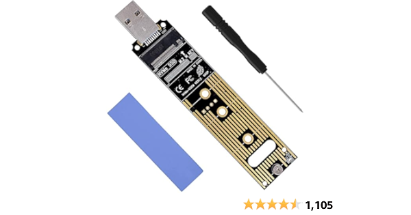 JESOT NVMe to USB Adapter, M.2 SSD Portable Converter, PCIe Based M Key Hard Drive Reader, 10 Gbps USB 3.1 Gen 2 Bridge Chip, Hot Swap, Windows, MAC OS JESOT NVMe to USB Adapter, M.2 SSD Portable Converter, PCIe Based M Key Hard Drive Reader, 10 Gbps USB 3.1 Gen 2 Bridge Chip, Hot Swap, Windows, MAC OS
