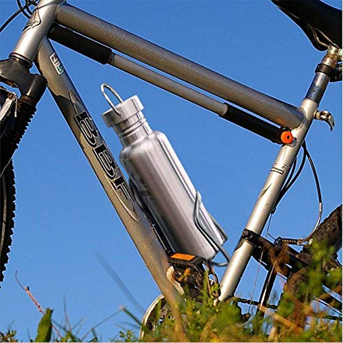 Yopay 2 Pack Sports Water Bottle, 17Oz Single Walled 18/8 Stainless Steel Water Bottle For Cyclists, Runners, Hikers, Beach Goers, Picnics, Camping, Leak Resistant, Uninsulate #TOP4