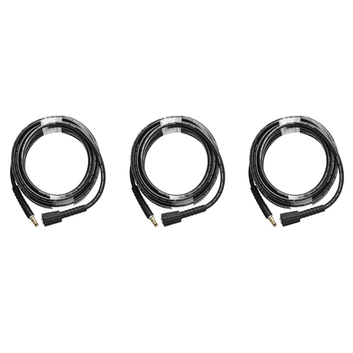 Tuyau machine à laver haute pression 6m POPETPOP flexible alimentation eau froide lave-linge noir