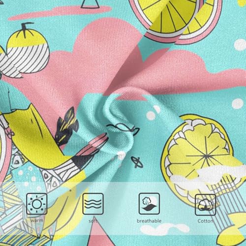 visesunny Boys Cotton Underwear Illustration Grotesque Style Lemon Printed Toddler Soft Training Briefs Size 2T-8Y for Kids4