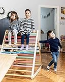 triangulo pikler precio  Triángulo de Pikler, Triángulo escalonado, Escalera para niños pequeños, Triángulo de escalada para niños pequeños, Puedes elegir un triángulo sin o con una o dos rampas