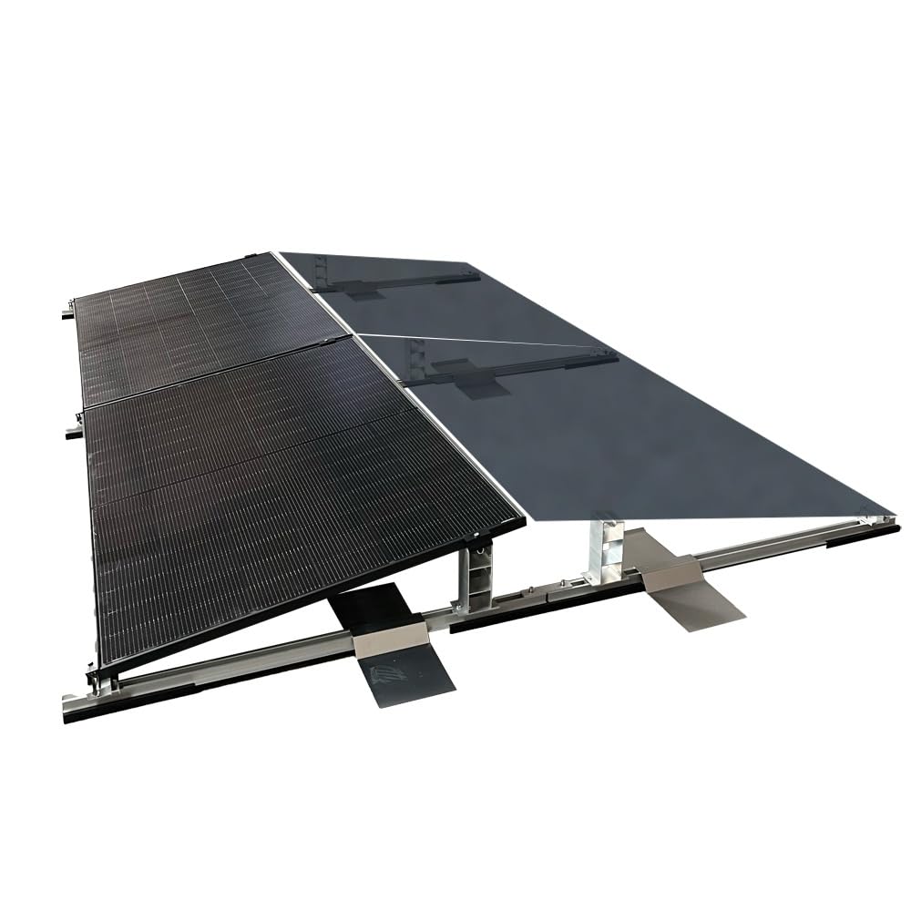 Solar Halterung Flachdach Ballast Montageset Dach Befestigung für 4 Solarmodule - 0% MwSt.
