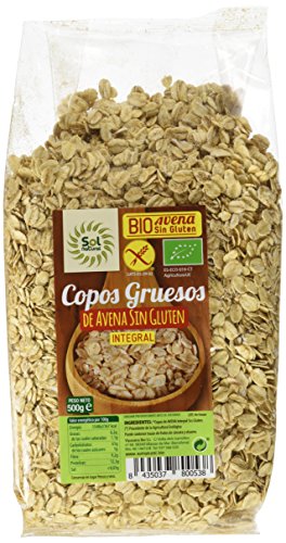 Solnatural Copos De Avena Gruesos Sin Gluten Bio 500 G, No Aplicable
