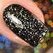 Onyx - black glitter holographic nail polish by Cupcake Polish
