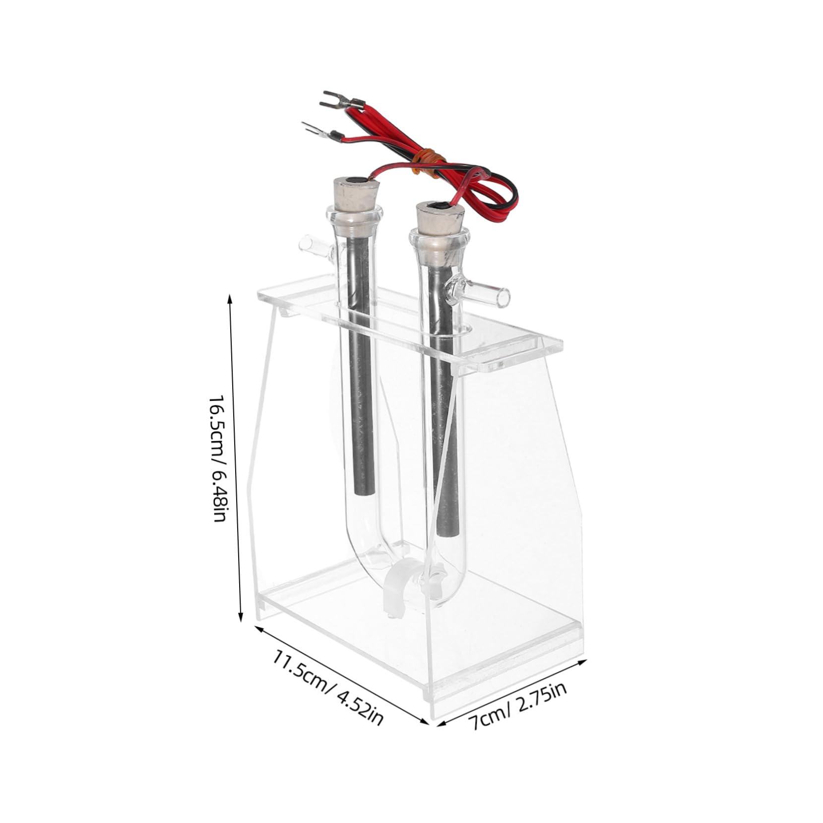 Instrumento de Demostración de Laboratorio para Electrólisis de Agua Material Plástico, Seguro y Versátil, Adecuado para Uso en Investigación Científica y Enseñanza Educativa