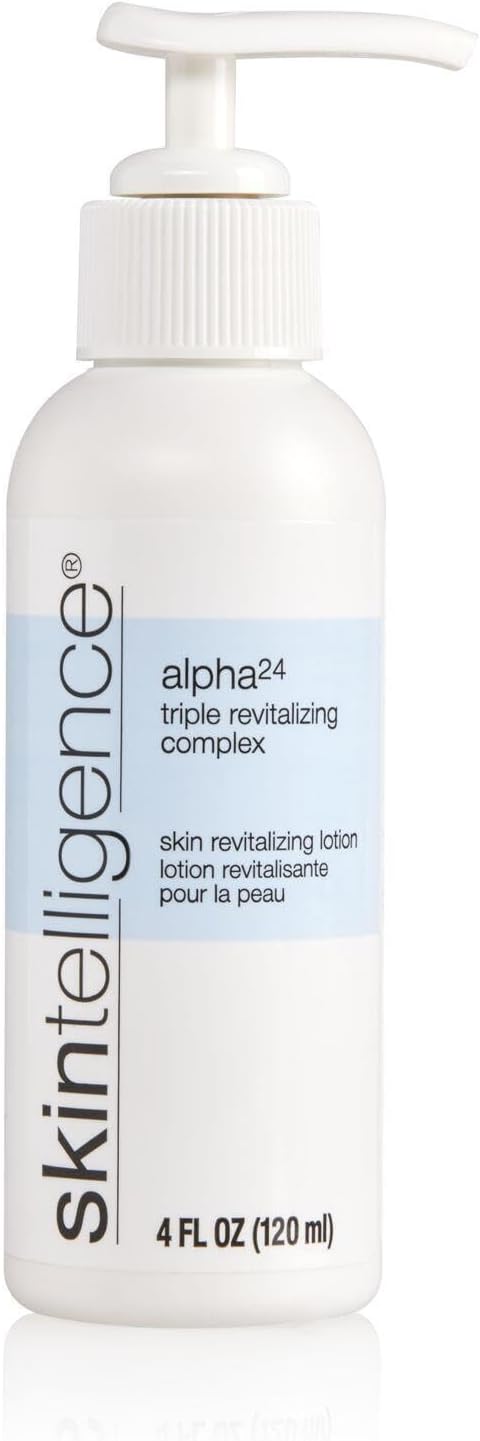 Skintelligence® Alpha 24 Triple Revitalizing Complex – Skin Care with Advanced AHA Exfoliant & For Fine Lines, Moisture Retention, & Even Looking Skin Tone - Single Bottle (4 fl. oz)