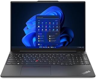 Lenovo ThinkPad E16 Laptop 40.6 cm (16") WUXGA AMD Ryzen™ 5 7530U 8 GB DDR4-SDRAM 256 GB SSD Wi-Fi 6 (802.11ax) Windows 11 Pro Black
