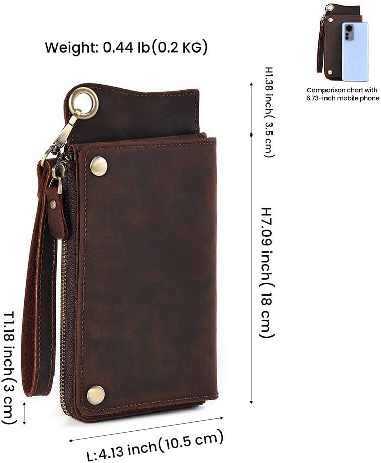 JANeGWXRUuW メンズ レザーウォレット メンズウォレット ロング