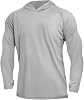 DiULi Men's Hoodies UPF 50 Sun Protection Performance Long Sleeve T-Shirt, UV Breathable Men's UPF 50 Swim Rash Guard Vest Men Sun Protection Swim Hoodie Long Sleeve Quick Dry Outdoor Hoodies