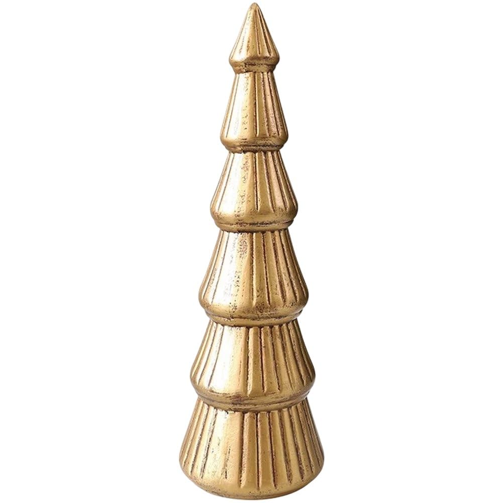 Vbsqic Mini Wooden Christmas Trees Ornaments Wood Xmas Trees Small Figurine Farmhouse Xmas Trees Ornaments Table Centerpiece Crafts Christmas Decorations