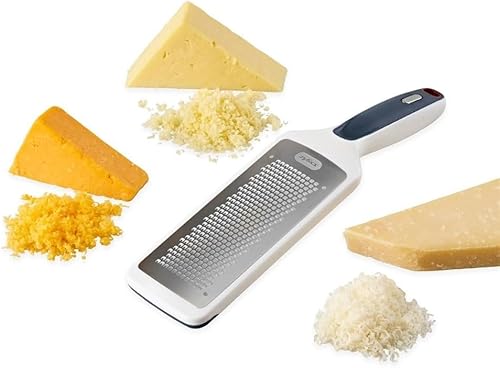 Vista 20 de Zyliss Rallador rotativo grabado con ácido de queso con tambores finos y gruesos, 1 paquete, color blanco