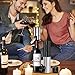 Wine Gifts-Electric Wine Opener and Aerator Set-Wine Dispenser Battery Operated, Rechargeable Wine Bottle Opener & Pourer with Foil Cutter, Vacuum Stoppers