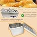 Maisutseb 110V Commercial Hot Dog Steamer & Bun Warmer Steamer for hypermarket Food Industry with 2 Sets of Stainless Steel Basin