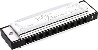 Fender Blues Deluxe Harmonica, Stocking Stuffers, Guitar Accessories,Key of A