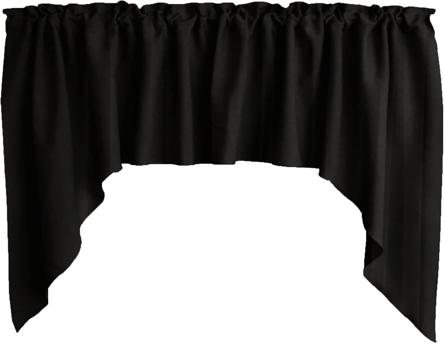 Zen Creative Designs Solid Stretch Velvet Swag Window Valance Home Décor Bedroom Nursery Kitchen Window (Fuchsia)