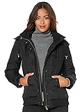 ajc jackets  AJC Damen Steppjacke Jacke gesteppt (40, Schwarz)