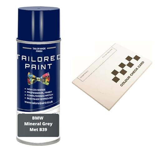 Tailored Paint Bmw Mineral Gray Met B39 7 For Bmw Mineral Grey Met B39 Aerosol Spray Paint Rattle Can (Aerosol Paint)