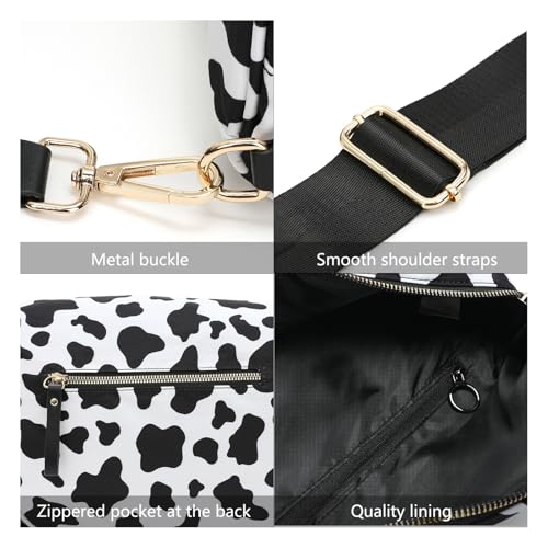 Emmafy Crossbody Bags for Women, Ounamei Trendy Checkered Purse for Women with Adjustable Strap3