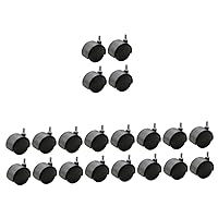 Vista 1 de Tofficu Ruedas giratorias para sillas giratorias, ruedas de banco de trabajo, ruedas giratorias para silla de escritorio, ruedas pequeñas, ruedas