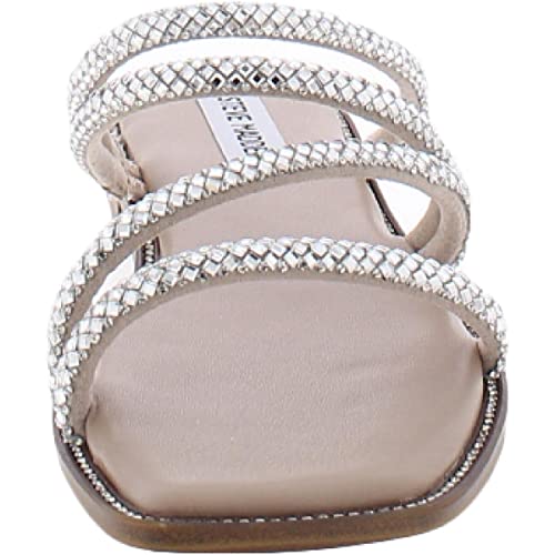 Steve Madden Women's Starie Sandal, Rhinestone, 8.5