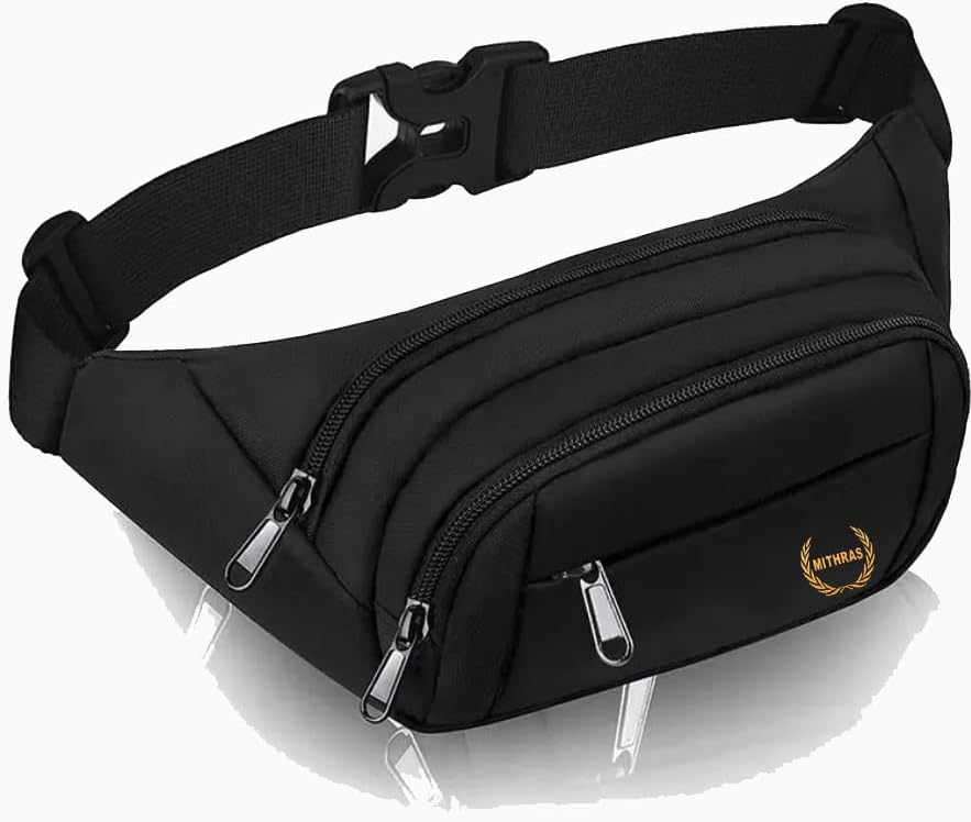 Premium Waist Bag, Kamar Bag, Fanny Pack for Hiking Travel Camping Running Sports Outdoors, Workout Casual Hands-Free Crossbody Bags