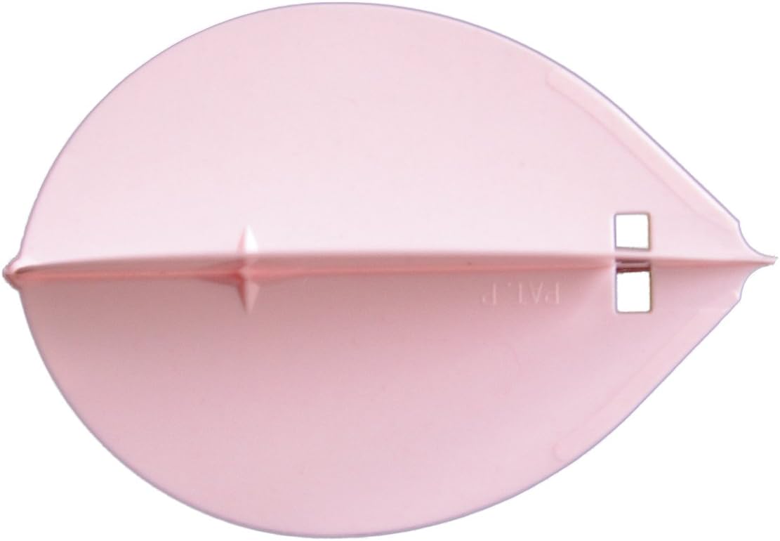 LSTYLE Dart Flights: Flight-L Original Design with Slot for L-Ring Insert - L2s Teardrop Shape Baby Pink