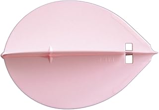 Dart Flights: Flight-L Original Design with Slot for L-Ring Insert - L2s Teardrop Shape Baby Pink