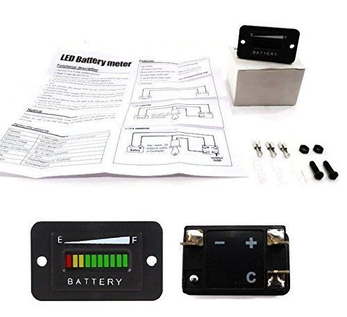 The ROP Shop 36V Volt Battery Indicator Meter Gauge for EZGO Club Car