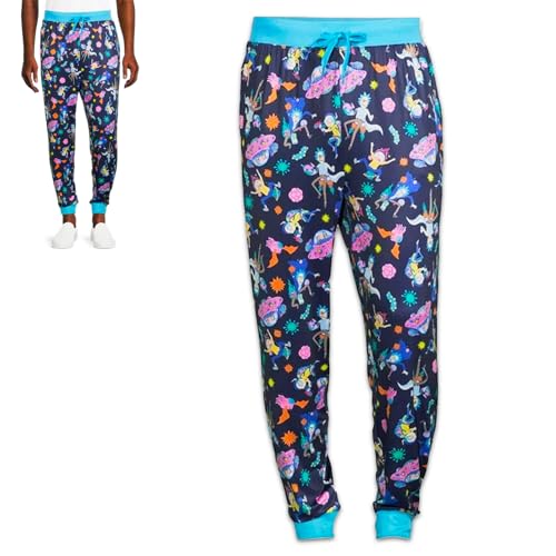 Rick and Morty Pajama Pants - Bundle with Rick and Morty Sleeper Pants for Boys, Teens, Men Plus Bookmark | Size 2XL Rick and Morty Pajama Pants2