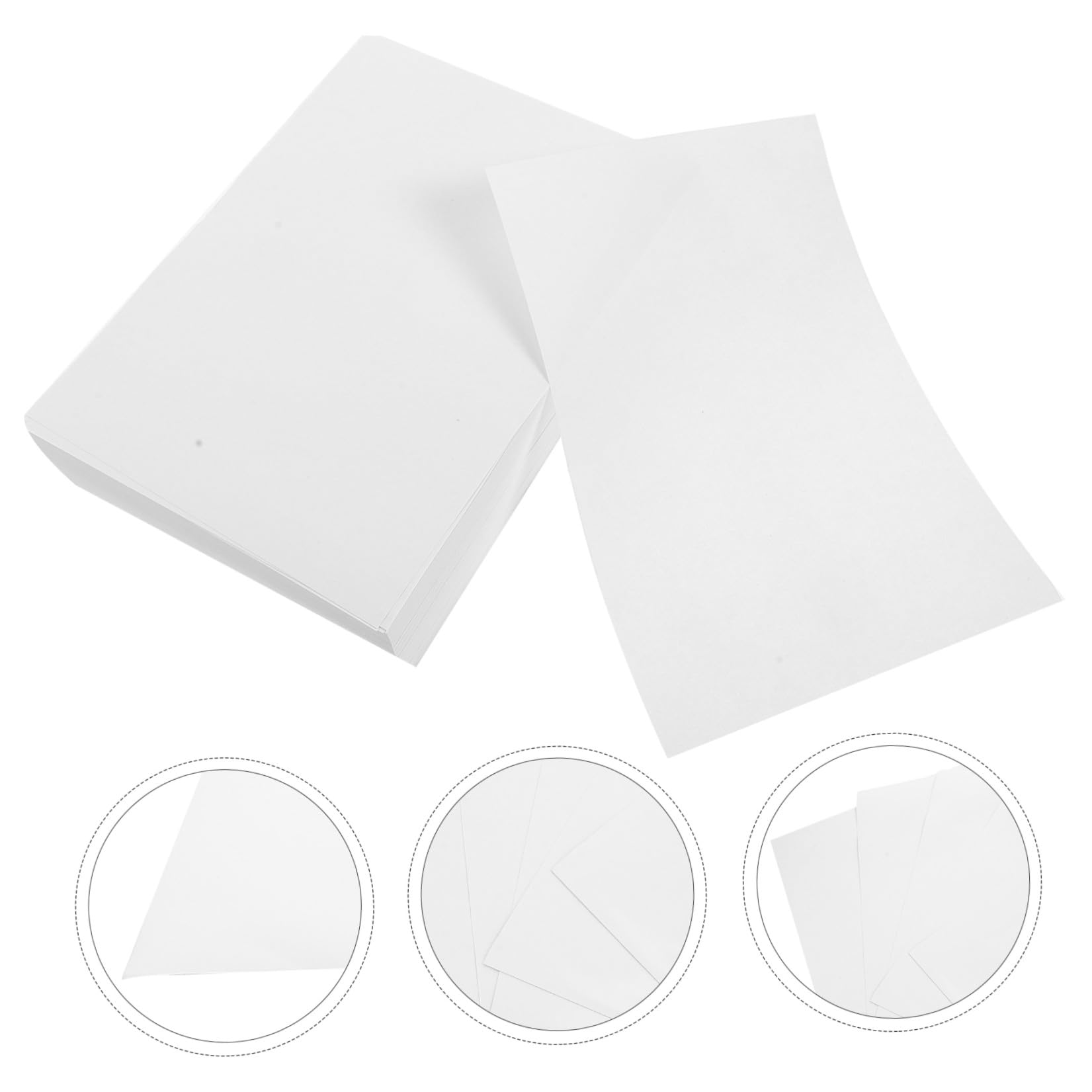 TEHAUX 500feuilles Papier Blanc Pour Imprimante Recto Verso Papier Épais Multiusage Pour Impression Copie Dessin Et Loisirs Créatifs Ramette Pratique Pour Bureau Et École