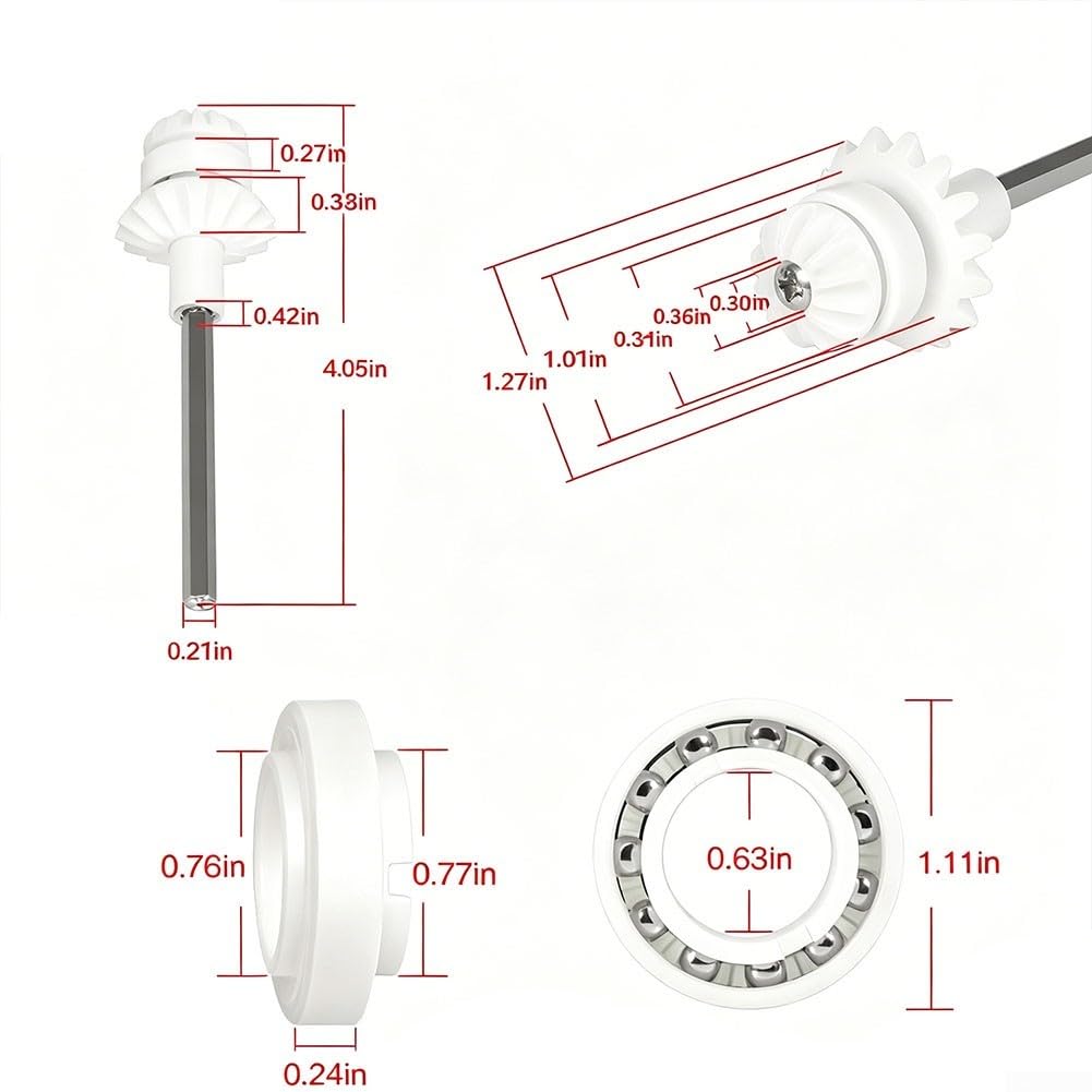 MX6 MX8 Tune-Up Kit para Zodiac para Baracuda Limpiador de Piscinas 11 Piezas Set con para Flex Power Turbine Dispositivos Direccionales Pistas Ejes Rodamientos y