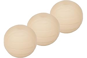 Amazon Basics 3-Pack Glow-in-the-Dark Rubber Dog Balls