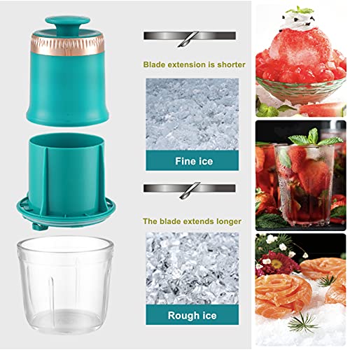 LYHD Vollautomatische Eiscrusher, 40W Eismaschine, Heim & Gewerbe, DIY Cold Drink – Bild 4