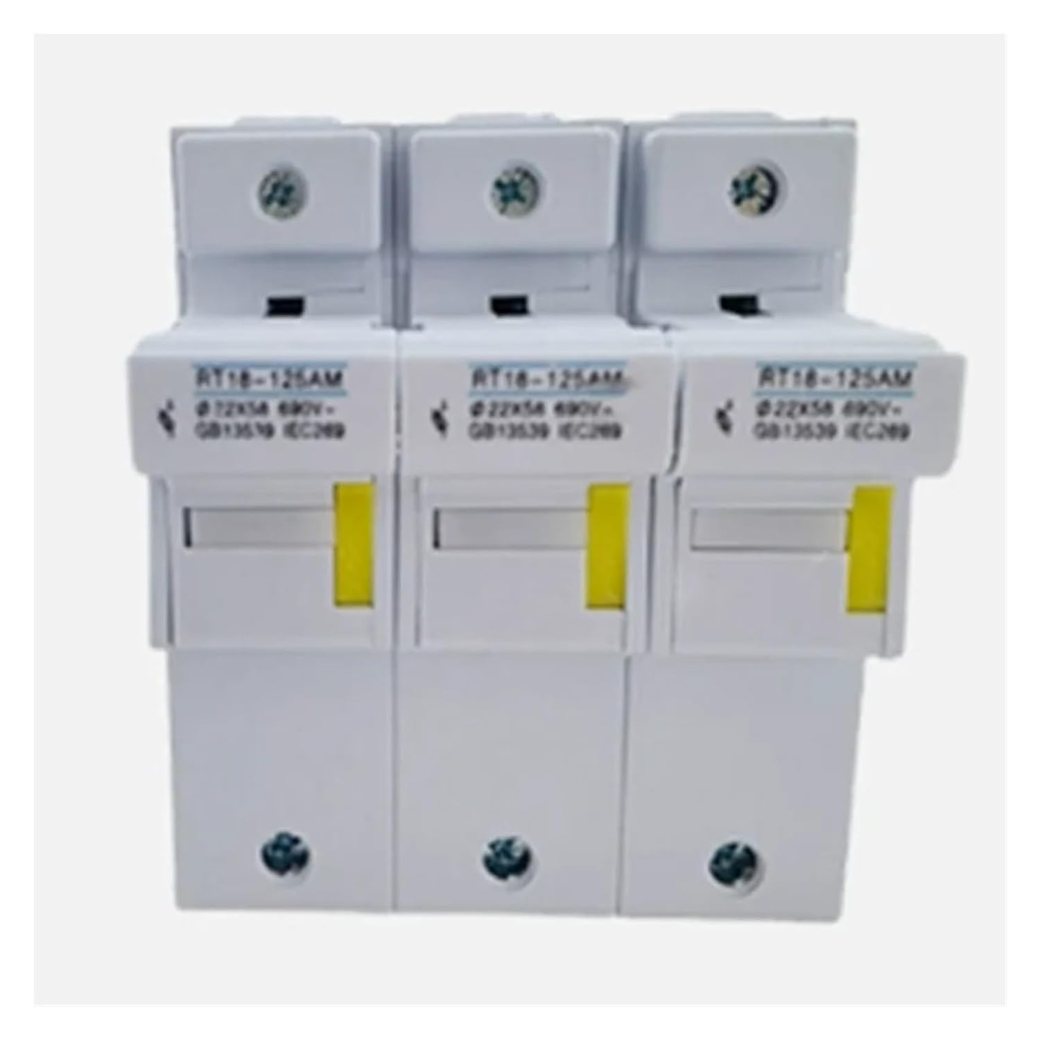 RT18L-125 3P Fuse Holder Base 125A 22 * 58mm
