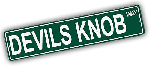 Vista 476 de Ohio Mountains Pick Your Mountain Compatible/repuesto para Ballards Hill United States Mountain Aluminio Metal Tin Street Sign Style decoración