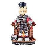 FOCO New England Patriots NFL Pat The Patriot Holiday Mascot Bobblehead