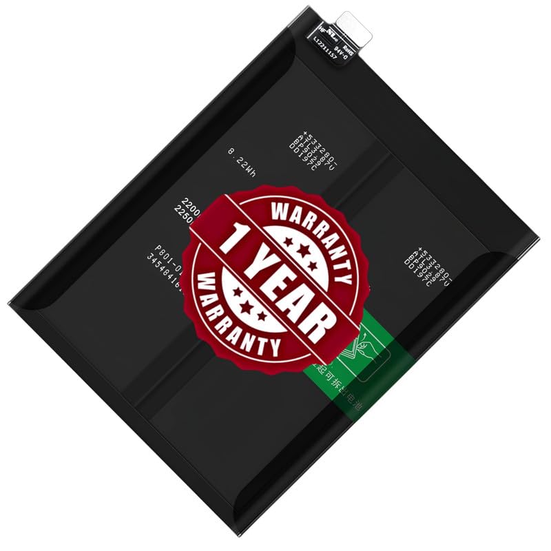Image of Original BLP801 Battery Compatible with OnePlus 9R (LE2100, LE2101) - (4500mAh) - 1 Year Warranty BC450