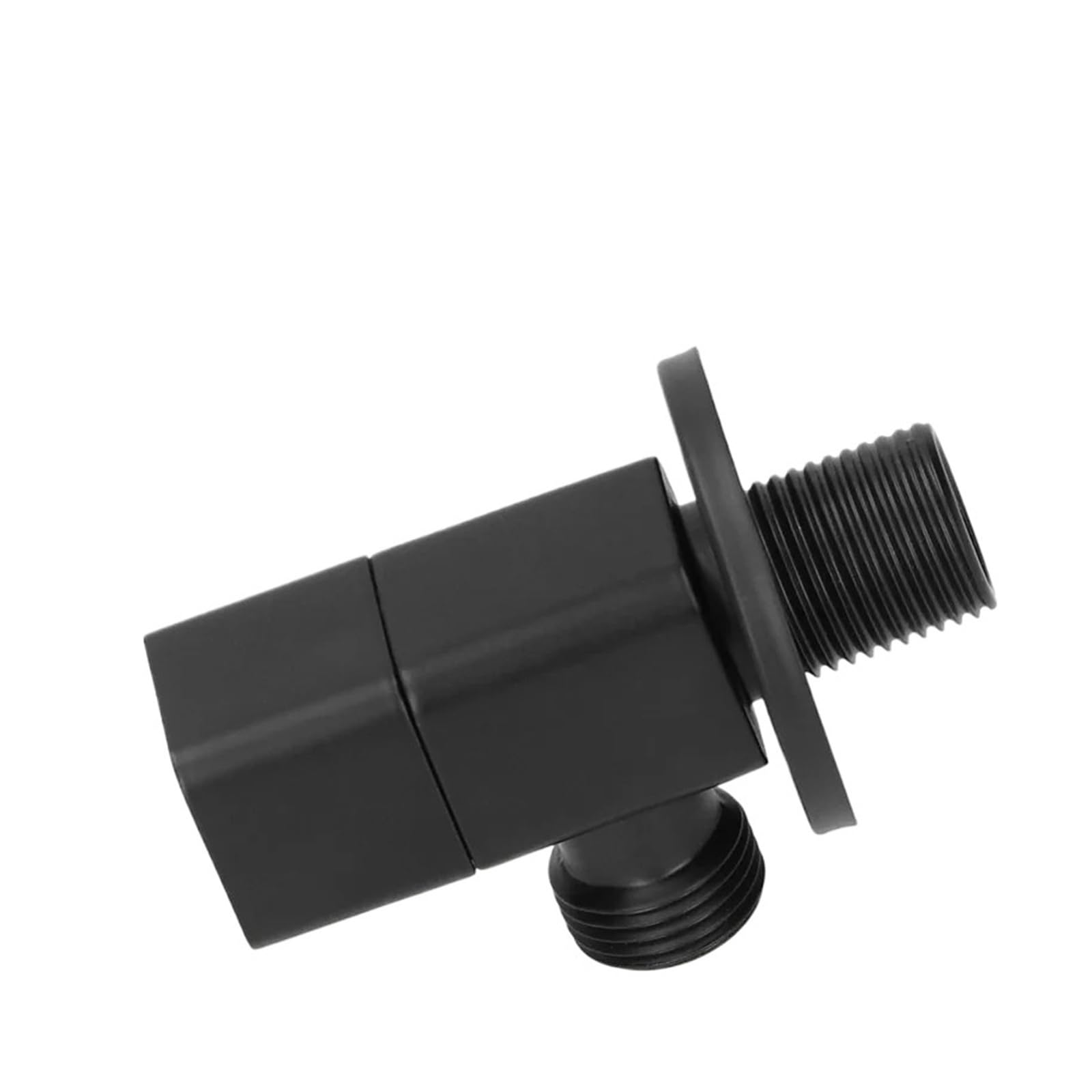 Bvhisehp One Color G1/2 Black Angle Valve Water Stop Valve Bathroom Sink Toilet Fitting