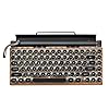 FYOBOT Teclado de M¨¢Quina de Escribir Retro, Teclados MEC¨¢Nicos Inal¨¢Mbricos Bluetooth, Teclado de Ordenador de 83 Teclas para Ordenador Port¨¢Til, Juegos de PC
