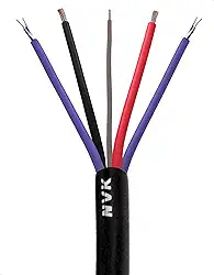 15Metros Fio Cabo Rack Móvel 5 Vias Som Automotivo Blindado NVK