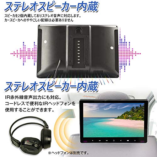 Amazon.co.jp: ULOPOP: ヘッドレストモニター