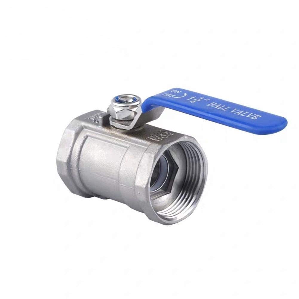 Robinet à pointeau 1/2 en inox 304 femelle à passage droit pour tube