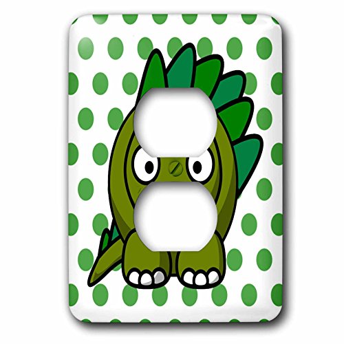 Funda para enchufe perfecta como detalle original con estampado de dinosaurio verde 2