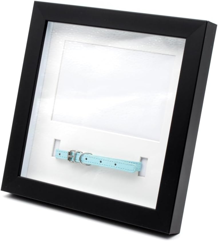 Design Photo Frame Dog Collar Dog Picture Frame Cats Keepsake Frame Pet Format 10 x 15 cm Frame with Name Engraving (Variant 6, Engraving up to 10 Characters)