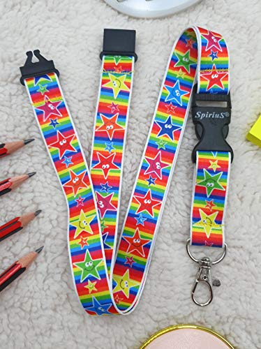 Spirius cordino da collo per badge, con clip di