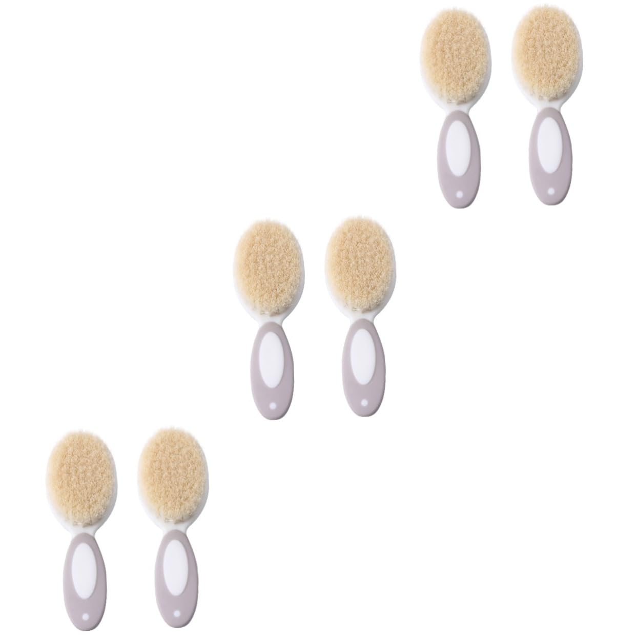 ibasenice 6 Pz Set Di Shampoo Per Bambini Spazzola Per Neonato Bagnetto Spazzole Da Bagno Per Bambini Pettine Per Toelettatura Infantile Lana Bambino Scrubber Multifunzione