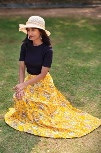 Image of Women's Printed Maxi Wraparound Skirt