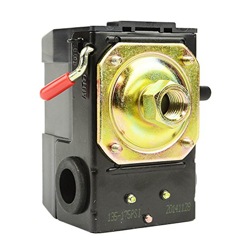 Interstate Pneumatics LF10-1H-HP Pressure Switch - 1/4 FPT One Port - Bend Lever